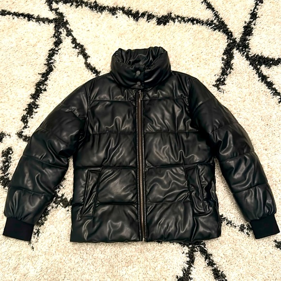 Sam Edelman women’s black puffer size small - Picture 1 of 8